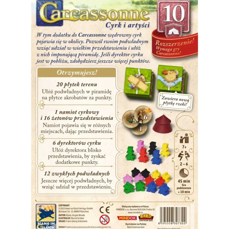 Carcassonne: Cyrk i artyści