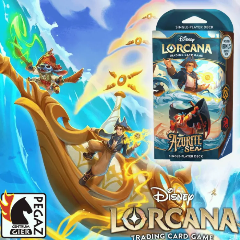 Disney Lorcana TCG: Azurite Sea Starter Deck Ruby Amber