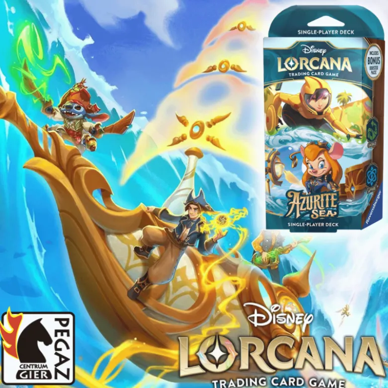 Disney Lorcana TCG: Azurite Sea Starter Deck Emerald Sapphire