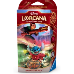 Disney Lorcana TCG: Reign of Jafar - Deck Ruby & Steel (Mulan & Stitch)