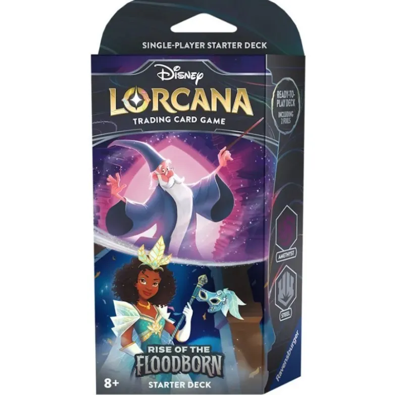 Disney Lorcana TCG: Rise of the Floodborn - Amethyst and Steel Starter Deck
