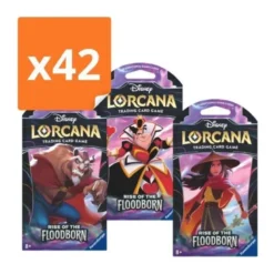 Disney Lorcana TCG: Rise of the Floodborn SLEEVED Booster Box (42 BOOSTERY)