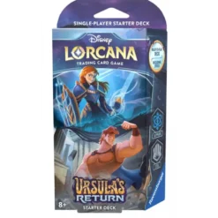Disney Lorcana TCG - Ursula's Return Starter Deck Sapphire & Steel 1+1 GRATIS