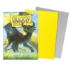 Dragon Shield Matte Dual Sleeves - Yellow & Silver (Żółte na zewnątrz i srebrne w środku)