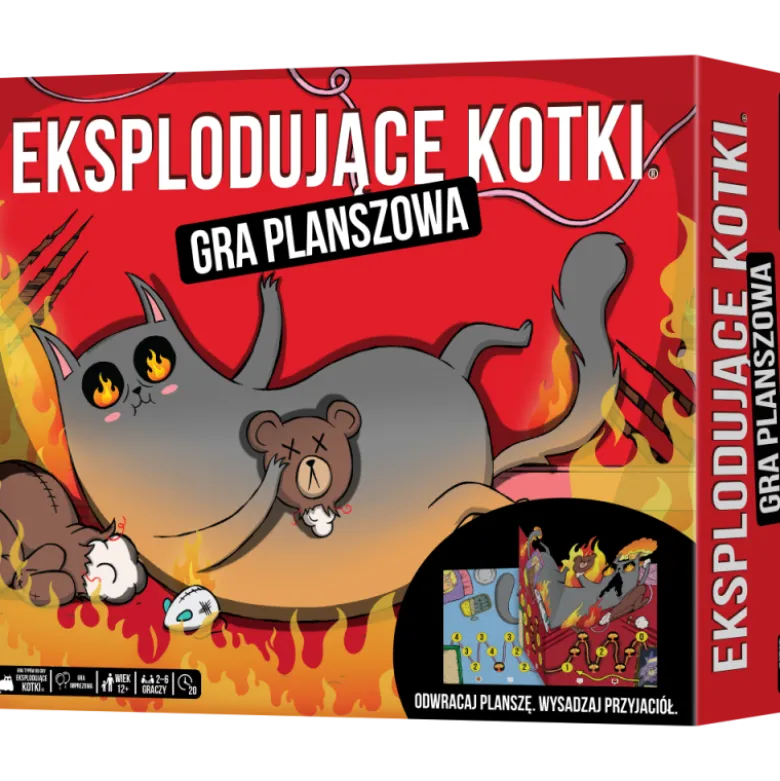 Eksplodujące Kotki: Gra planszowa
