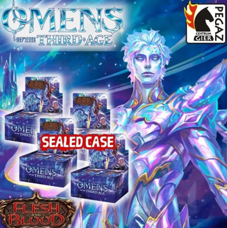 Flesh and Blood TCG Omens of the Third Age Booster Case Sealed