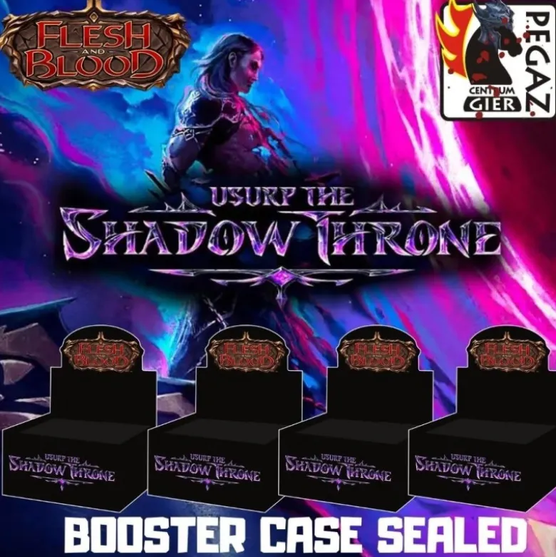 Flesh and Blood TCG Usurp The Shadow Throne Booster Case Sealed