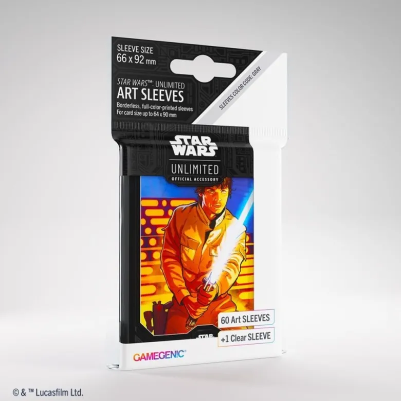 Gamegenic: Star Wars Unlimited - Art Sleeves - Luke Skywalker