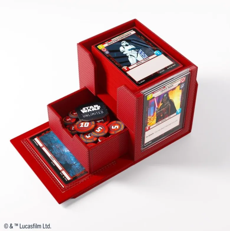 Gamegenic: Star Wars Unlimited - Deck Pod - Red (Pudełko czerwone)