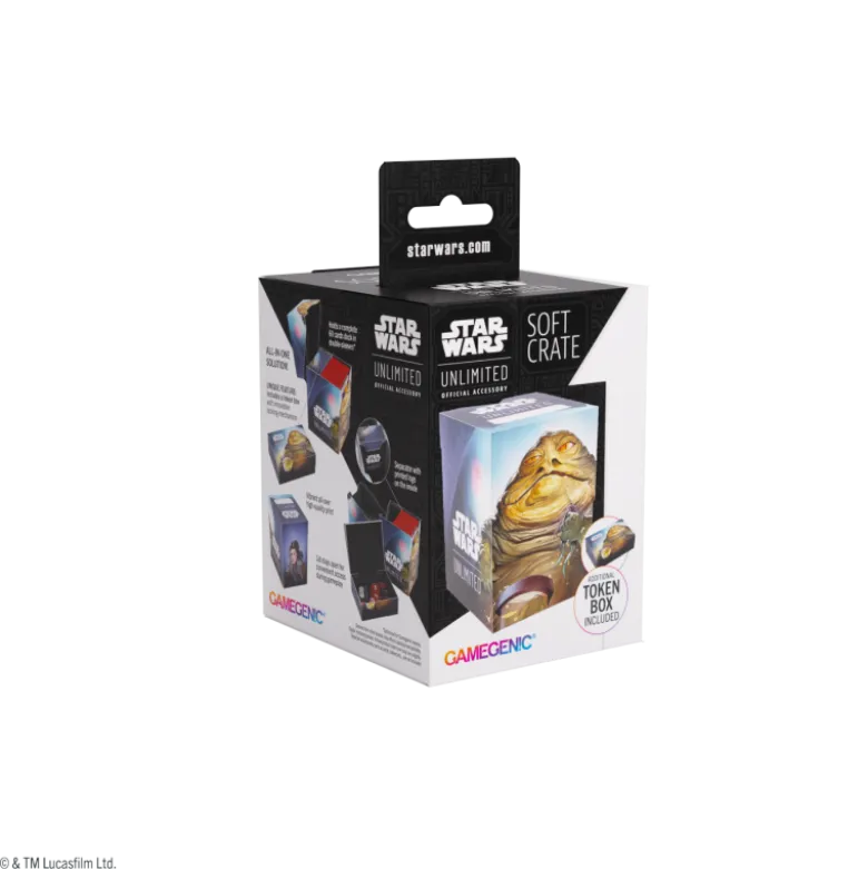 Gamegenic: Star Wars Unlimited - Soft Crate 60+ - Jabba/Leia