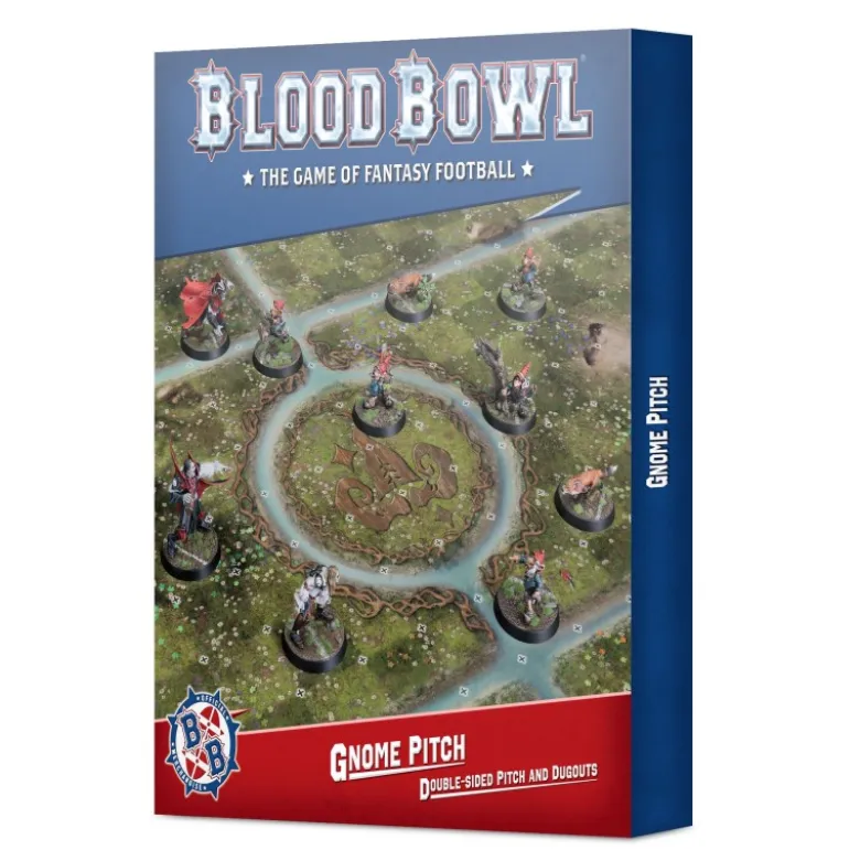 GNOME BLOOD BOWL TEAM – DOUBLE-SIDED PITCH AND DUGOUTS SET