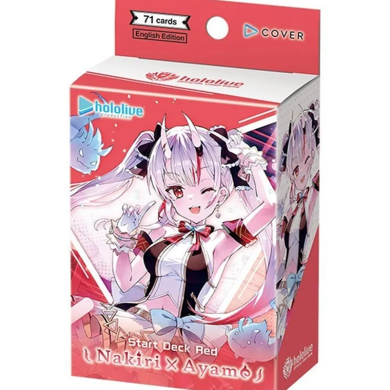 Hololive Official Card Game Start Deck Red Nakiri Ayame