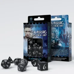 Kości RPG Klasyczne: Czarno-białe