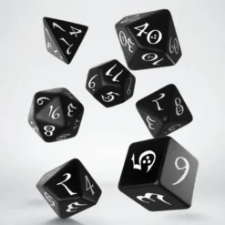 Kości RPG Klasyczne: Czarno-białe