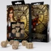 Kości RPG Steampunk Clockwork: Beżowo-brązowe