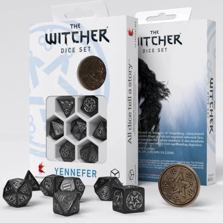 Kości RPG Wiedźmin. Yennefer - Obsydianowa Gwiazda