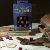 Kości RPG Zew Cthulhu 7. Edycja - Czerń i magenta
