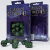 Kości RPG Zew Cthulhu 7. Edycja Czarno-zielone