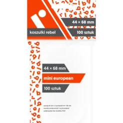 Koszulki na karty Mini European (44x68 mm) 100 sztuk Rebel