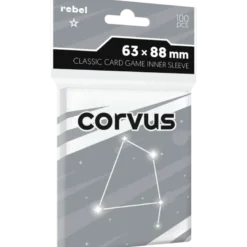 Koszulki na karty Rebel (63x88 mm) Corvus Inner Sleeve Light, 100 sztuk