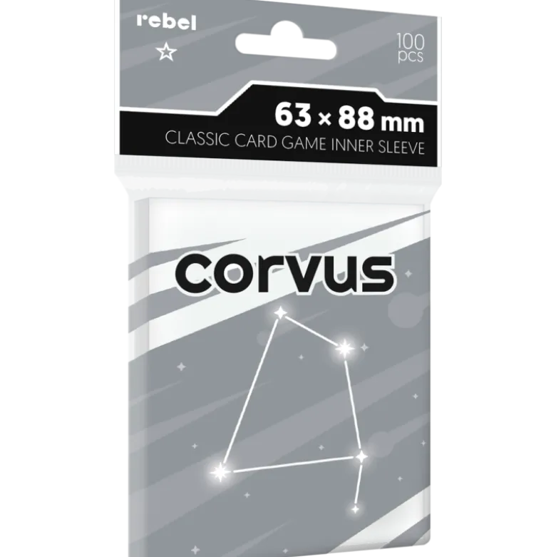 Koszulki na karty Rebel (63x88 mm) Corvus Inner Sleeve Light, 100 sztuk