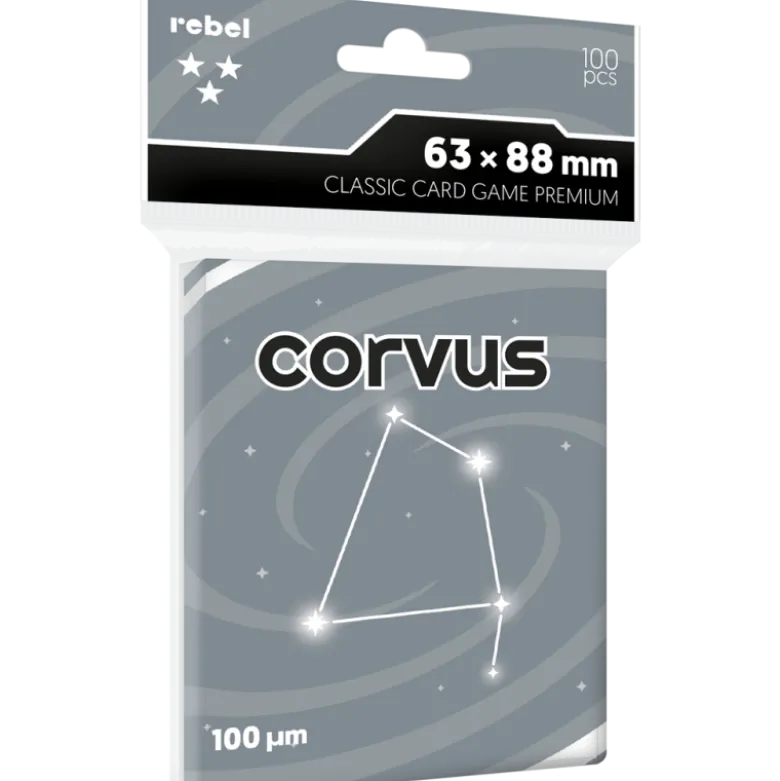 Koszulki na karty Rebel (63x88 mm) Corvus Premium, 100 sztuk