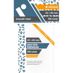 Koszulki na karty Rebel (43x65 mm) "Mini USA Premium", 100 sztuk