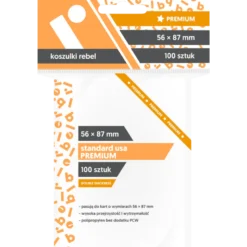 Koszulki na karty Rebel (56x87 mm) "Standard USA Premium", 100 sztuk