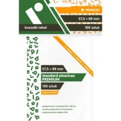 Koszulki na karty Standard American Premium (57,5x89 mm) 100 sztuk Rebel