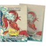Koszulki Obrazkowe Rocznicowe Metaliczne 'Great Wave' Dragon Shield 100 sztuk