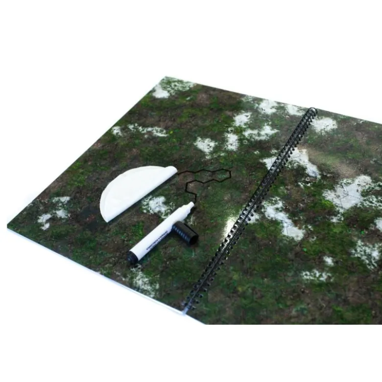 Księga RPG A3 - siatka heksagonalna