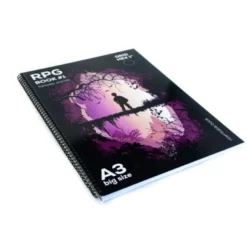 Księga RPG A3 - siatka heksagonalna