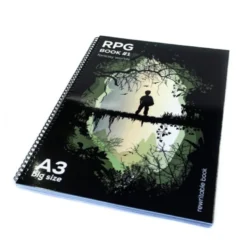 Księga RPG A3 - siatka kwadratowa