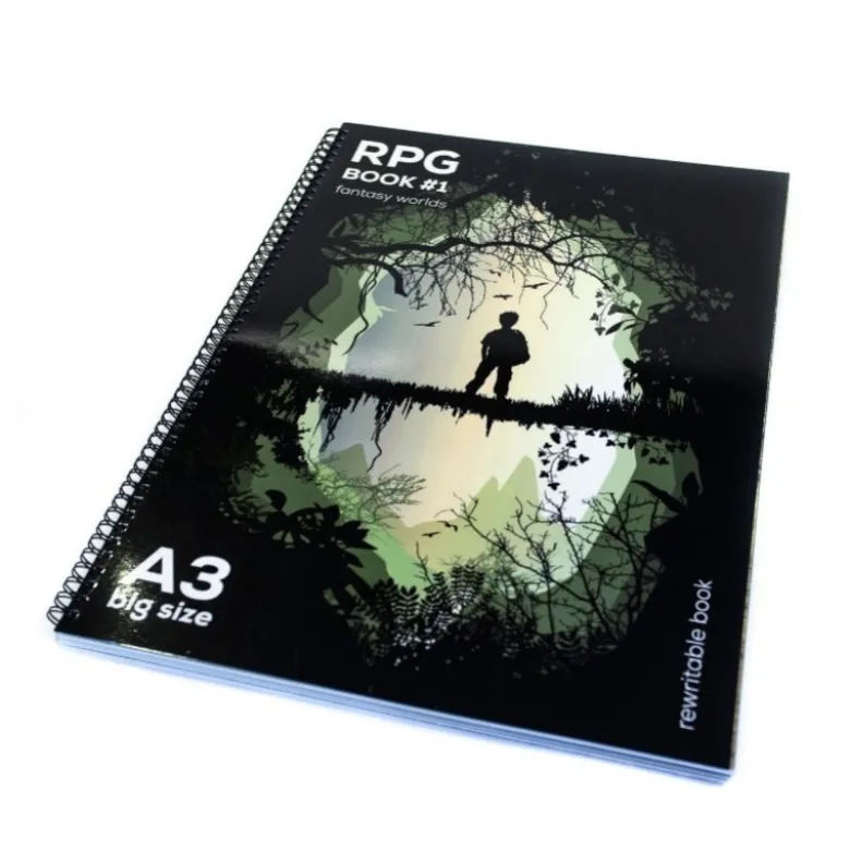 Księga RPG A3 - siatka kwadratowa