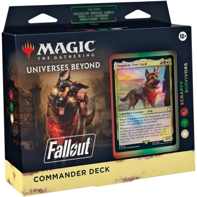 Magic the Gathering: Fallout - Pakiet zbiorczy wszystkich 4 decków Commander