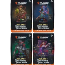 Magic the Gathering: Outlaws of Thunder Junction - Commander Deck Box (4)
