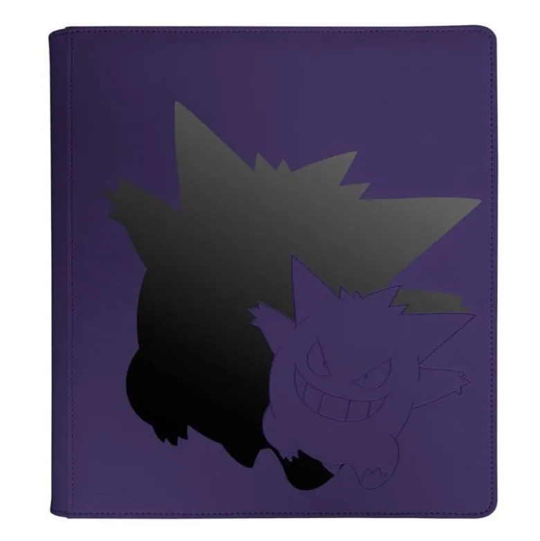 Oryginalny Pokemon TCG: Album na 480 kart Ultra Pro Elite Series: Gengar 12-Pocket Zippered PRO Binder