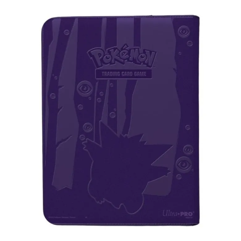 Oryginalny Pokemon TCG: Album na 480 kart Ultra Pro Elite Series: Gengar 12-Pocket Zippered PRO Binder