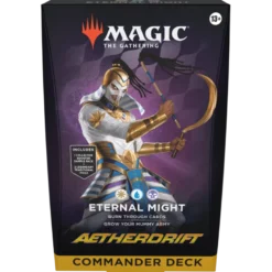 PAKIET: Magic the Gathering: Aetherdrift - Commander Deck: Living Energy + Eternal Might