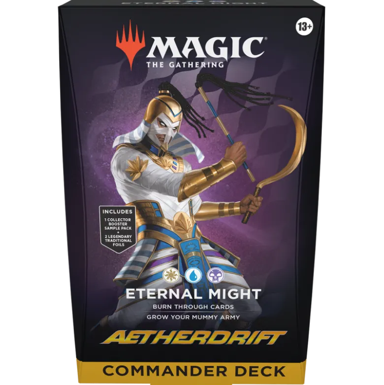 PAKIET: Magic the Gathering: Aetherdrift - Commander Deck: Living Energy + Eternal Might