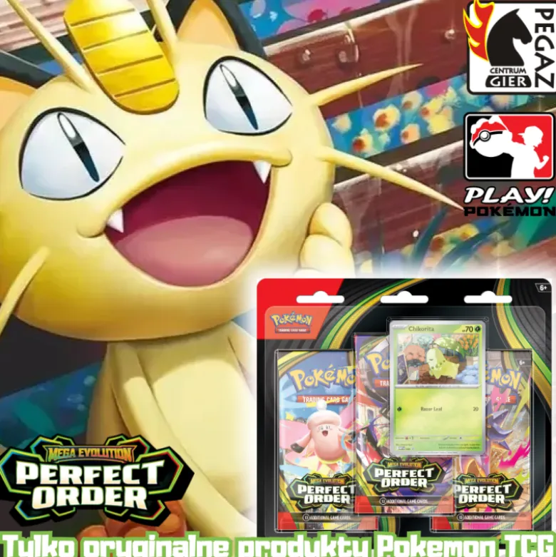 Pokemon TCG: Mega Evolution - Perfect Order - 3-Pack Blister