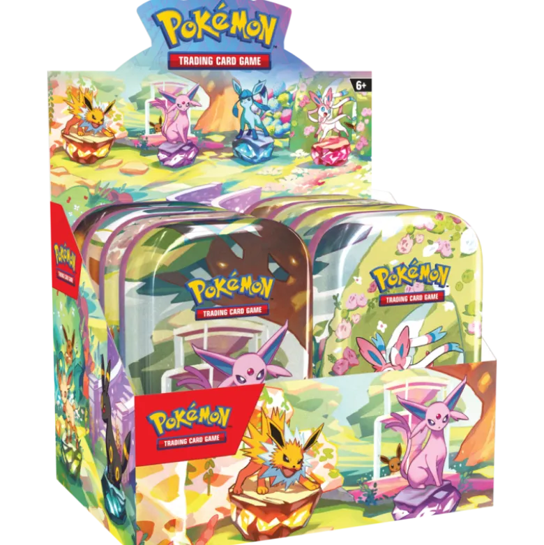 Pokemon TCG Prismatic Evolutions Mini Tin x8 (Seled Bundle)