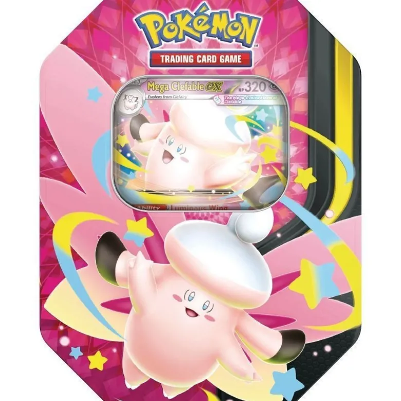 Pokémon TCG: Mega Moonlit Tin - Clefable EX