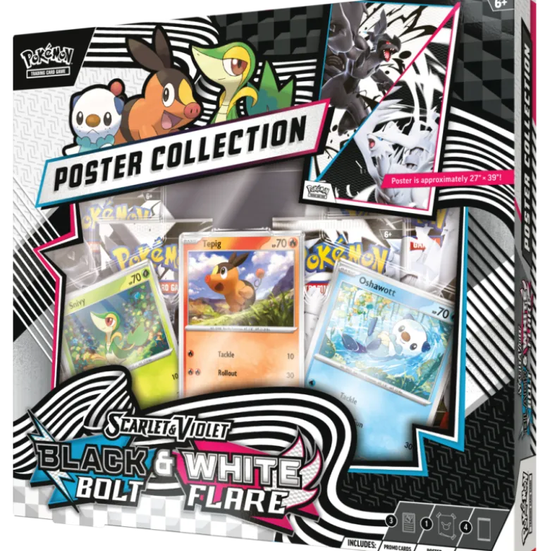 Pokémon TCG: Scarlet & Violet - White Flare & Black Bolt - Unova Poster Collection