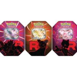Pokémon TCG: Team Rocket Tin - Zestaw trzech różnych!