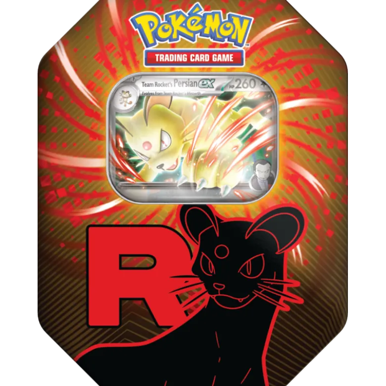 Pokémon TCG: Team Rocket Tin - Zestaw trzech różnych!