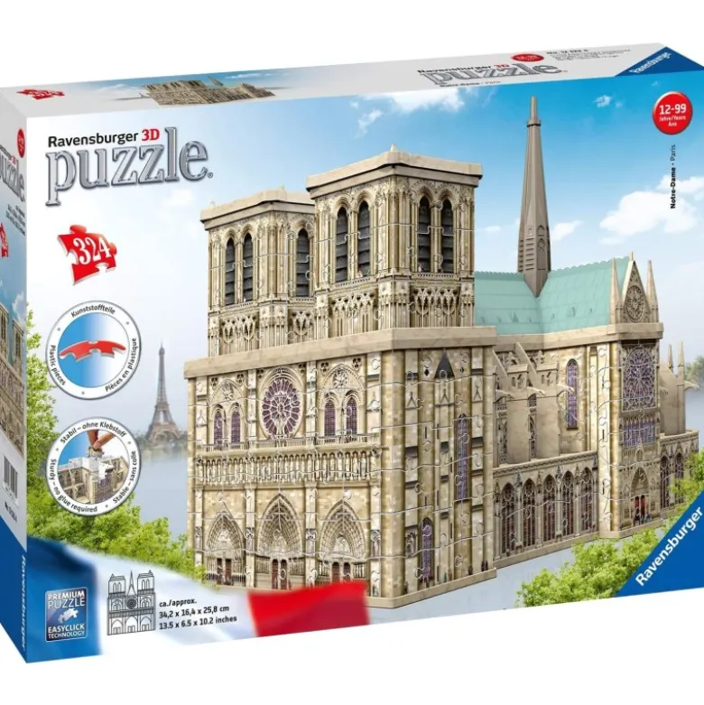 Puzzle 3D - Katedra Notre Dame