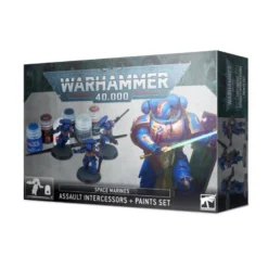 Space Marines: Assault Intercessors + Paints Set
