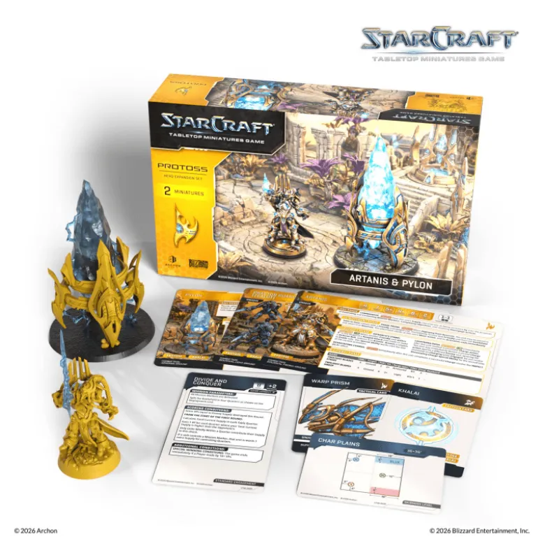 StarCraft- Armia Protoss - Artanis i Pylon