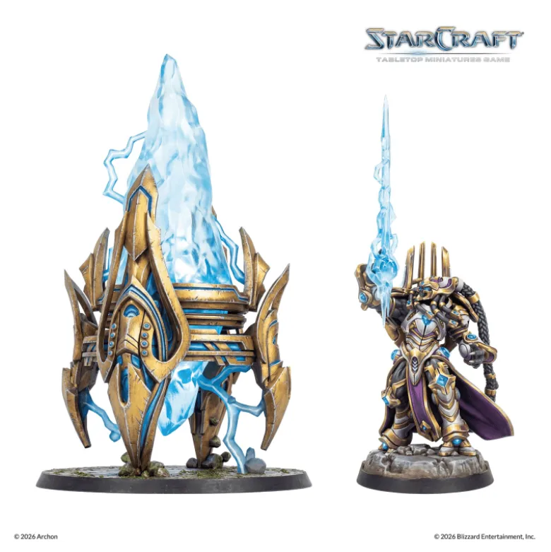 StarCraft- Armia Protoss - Artanis i Pylon